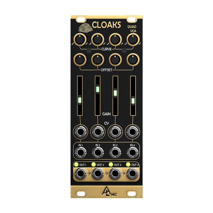 After Later Audio Cloak Quad VCA (Mutable Instruments Veils Clone 
