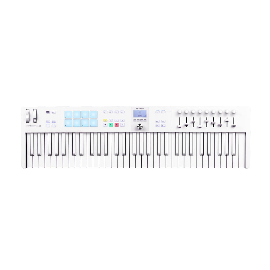 Arturia Keylab Essential 61 MK3 - Alpine White – Nightlife Electronics