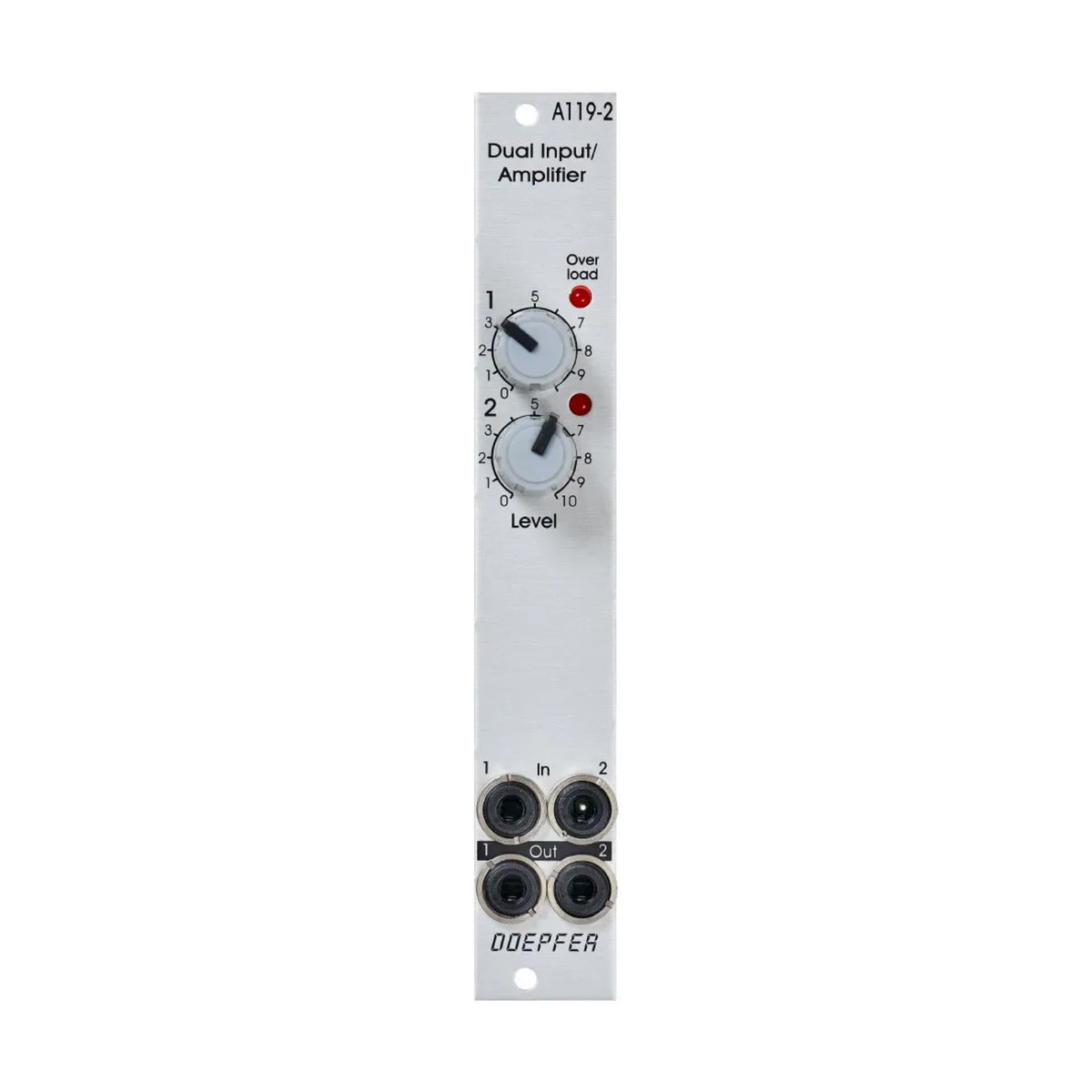 Doepfer A-119-2 Dual External Input / Amplifier (Silm Version