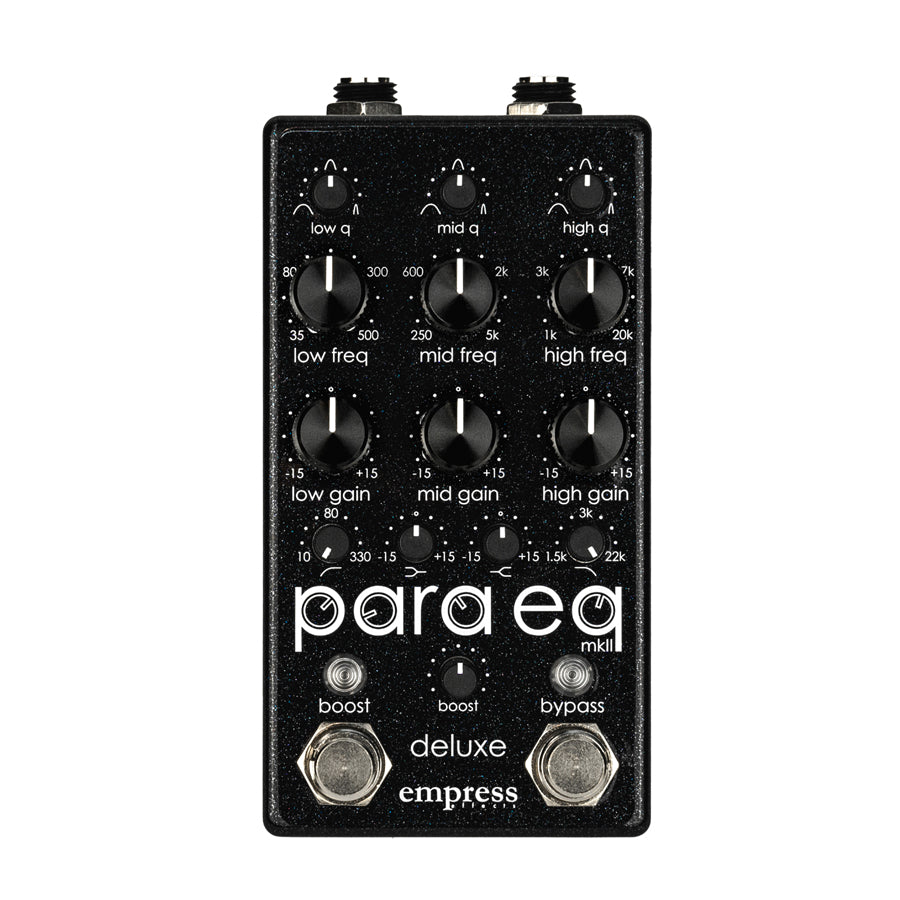 ギター Empress Effects ParaEQ MKII Deluxe Empress Effects ParaEq MKII Deluxe Black – Nightlife Electronics