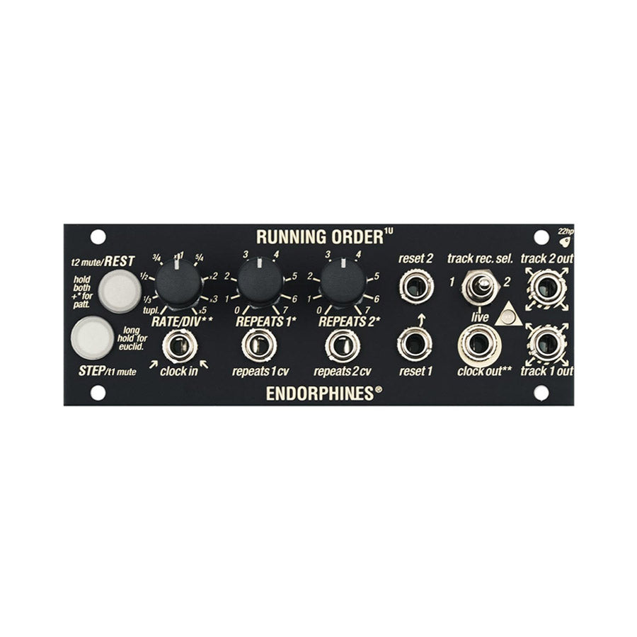 Endorphin.es Running Order 1U – Nightlife Electronics