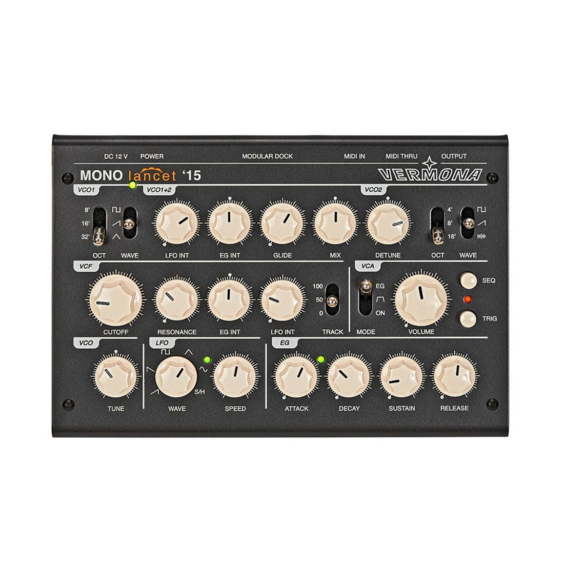 Vermona MONO lancet '15 アナログシンセサイザー Vermona Mono Lancet 15 Analog Synthesizer – Nightlife Electronics