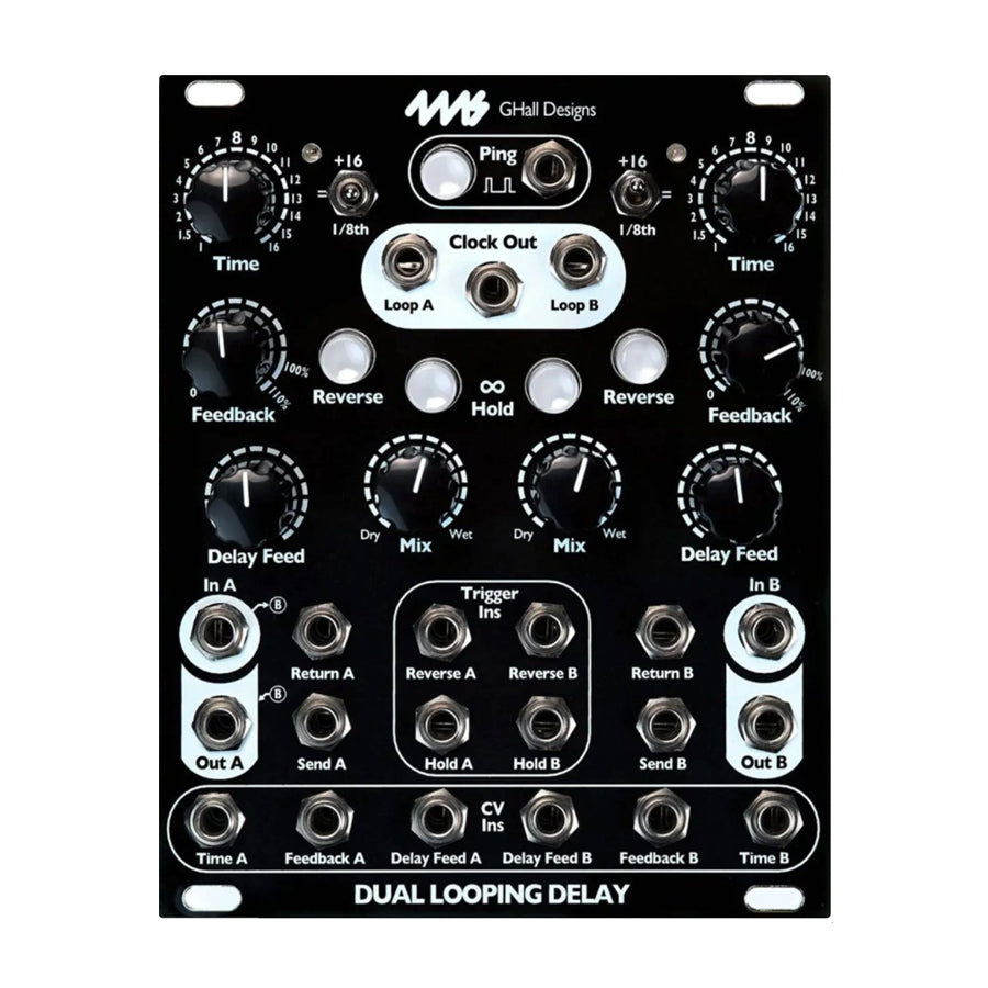 4ms Dual Looping Delay - Black