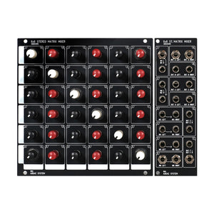 ADDAC System ADDAC814 6x6 Stereo Matrix Mixer [main controls + jacks expansion]