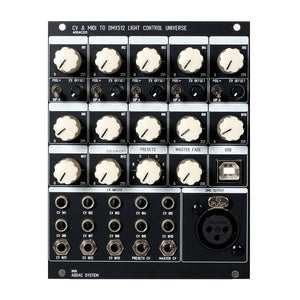 ADDAC System ADDAC223 CV & MIDI to DMX512 Light Control Universe