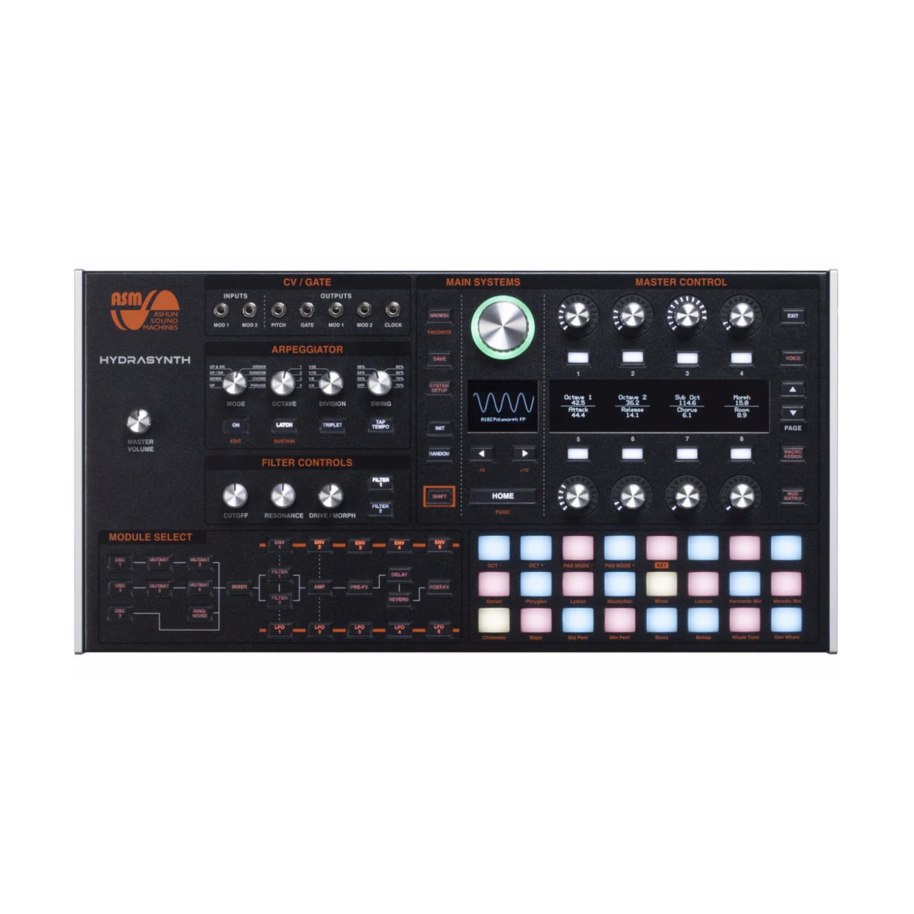 ASM Hydrasynth Desktop 8-voice Synthesizer Module – Nightlife