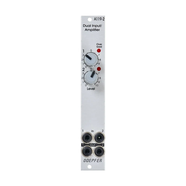 Doepfer A-119-2 Dual External Input / Amplifier (Silm Version)