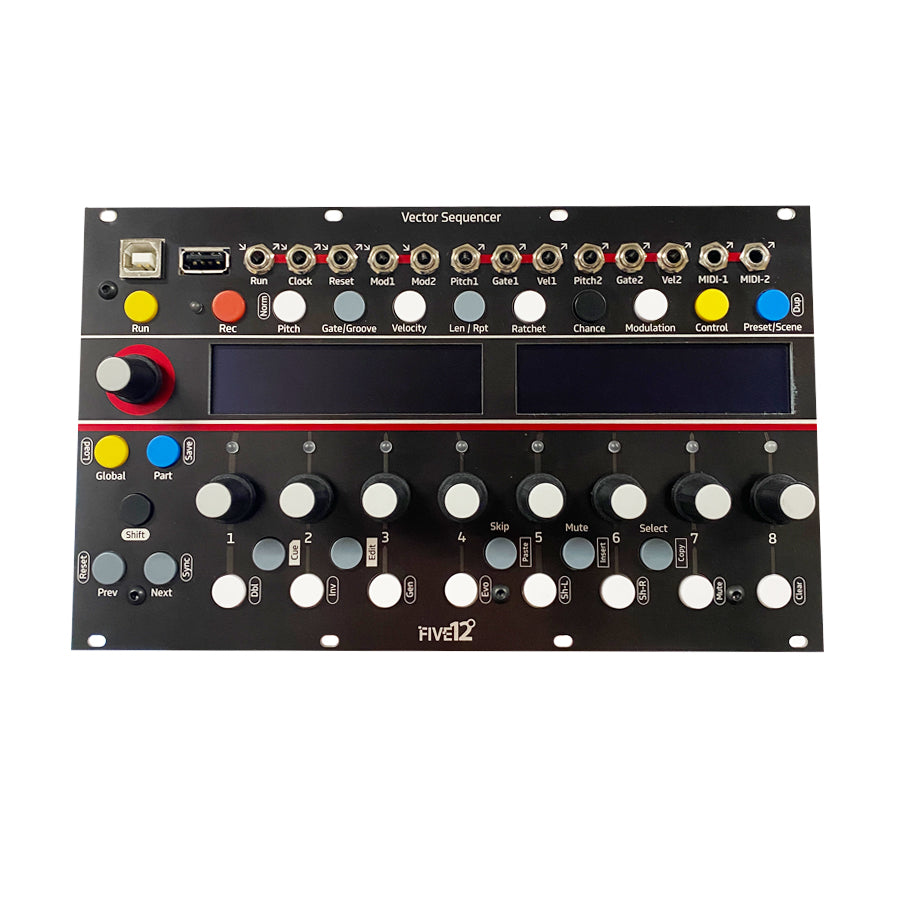 Five12 Vector Sequencer with Expander - Black (Used)