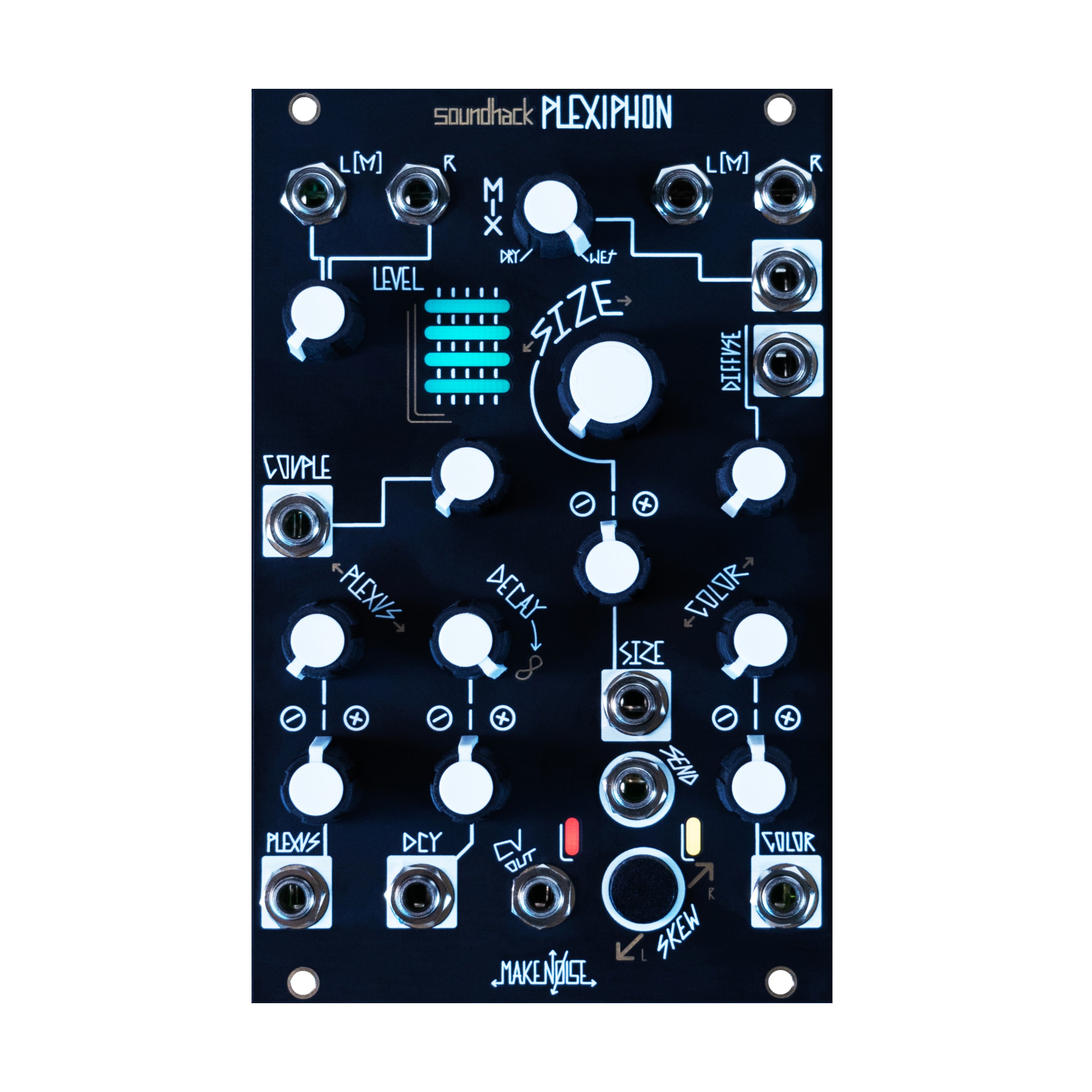 Make Noise Plexiphon Stereo Spatial Texturizer Eurorack Module