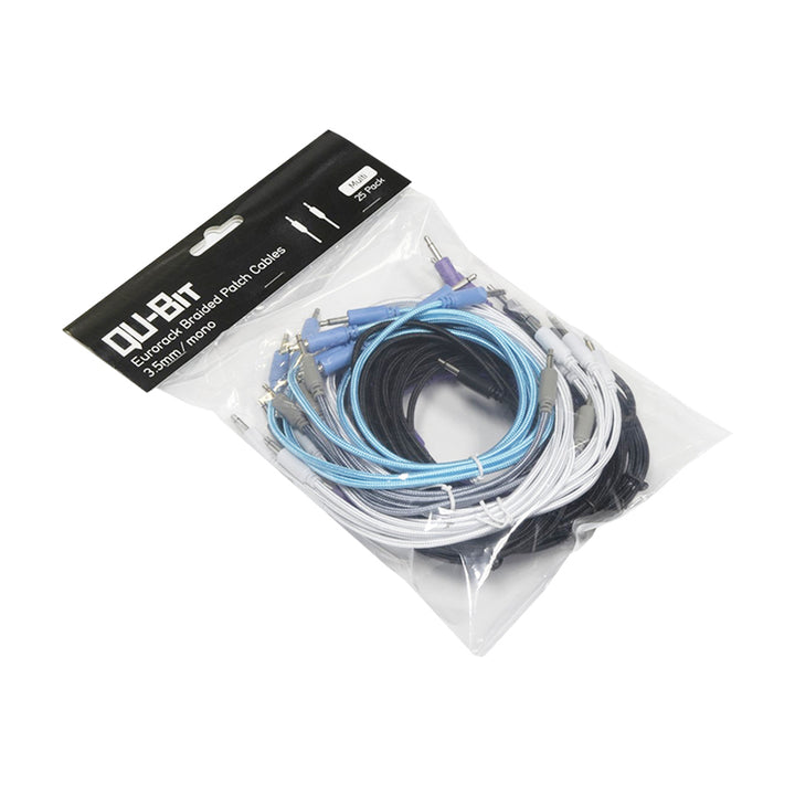 Qu-Bit Eurorack Braided Patch Cables - Pack of 25