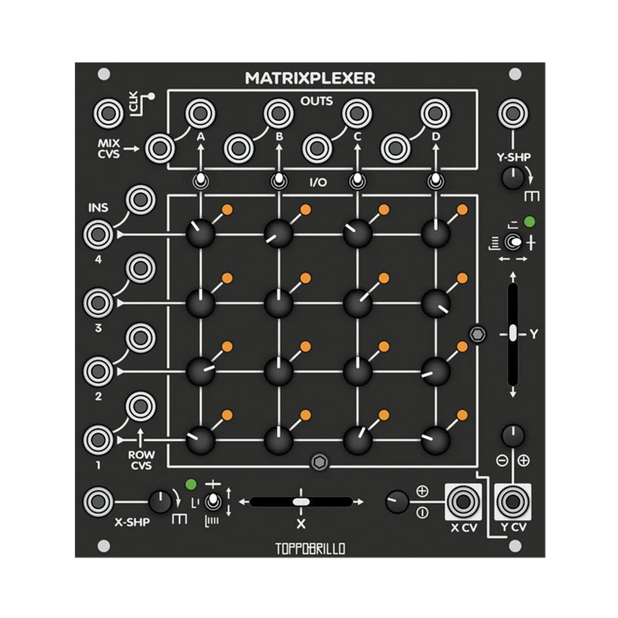 Toppobrillo Matrixplexer - Black (Knobbed)