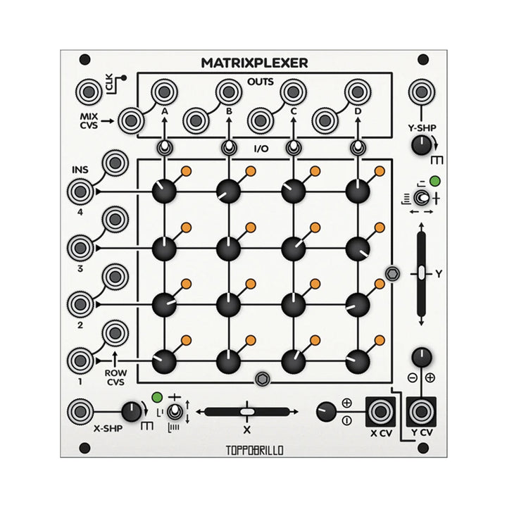 Toppobrillo Matrixplexer - White (Knobbed)