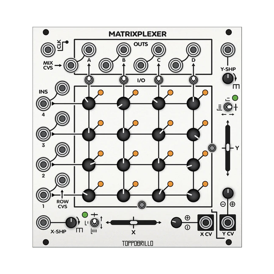 Toppobrillo Matrixplexer - White (Knobbed)