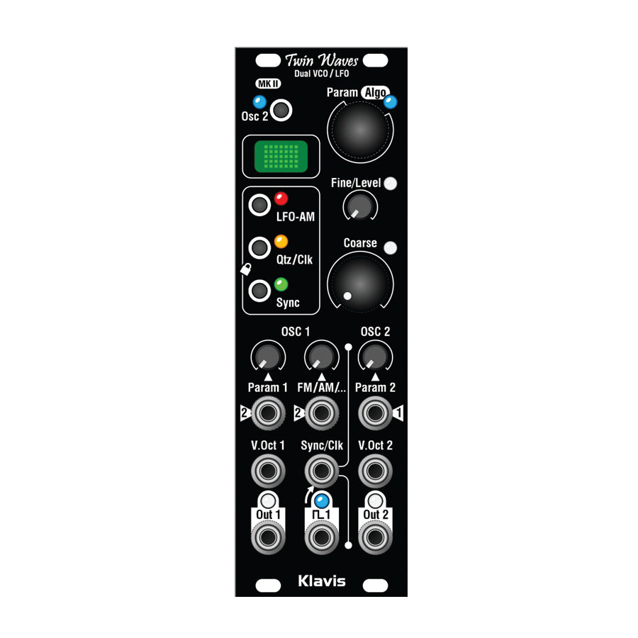 Klavis Twin Waves MkII - Black – Nightlife Electronics