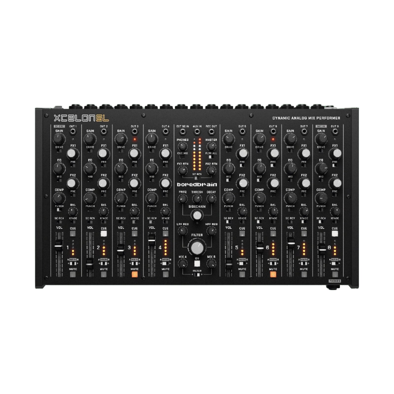 Boredbrain Music Xcelon SL Desktop Analog Mixer – Nightlife
