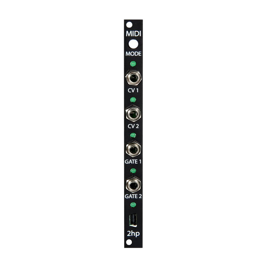 2hp MIDI - MIDI Interfacing Unit - Black – Nightlife Electronics 2hp MIDI - MIDI Interfacing Unit - Black – Nightlife Electronics