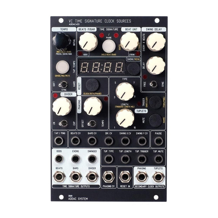 ADDAC System ADDAC403 VC Time Signature Clock Sources