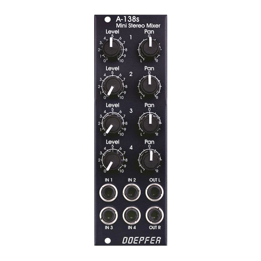 Doepfer A-138sV Mini Stereo Mixer Vintage 