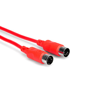 Hosa MID-310RD MIDI Cable 10' - Red