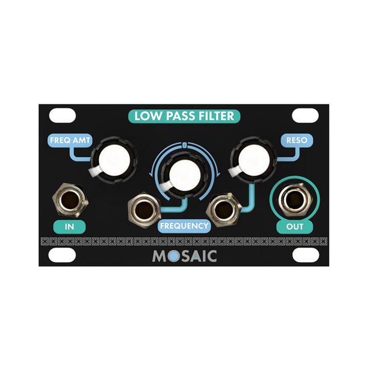 Mosaic Low Pass Filter 1U black