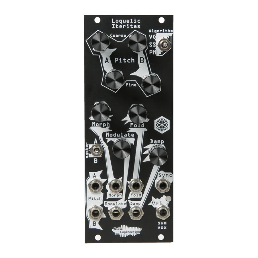 【おまけ付】 Iteritas Loquelic Engineering Noise Oscillator Module Black 鍵盤楽器