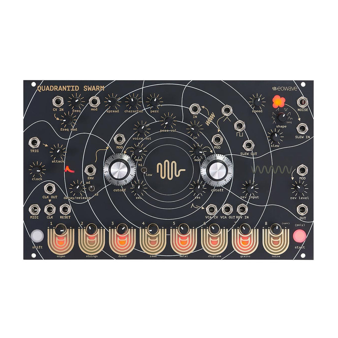 Quadrantid Swarm Semi-Modular Synth Voice Eurorack – Nightlife Electronics