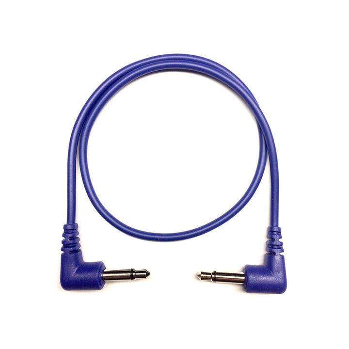 Tendrils Right Angled Eurorack Patch Cable 6/pk - Indigo