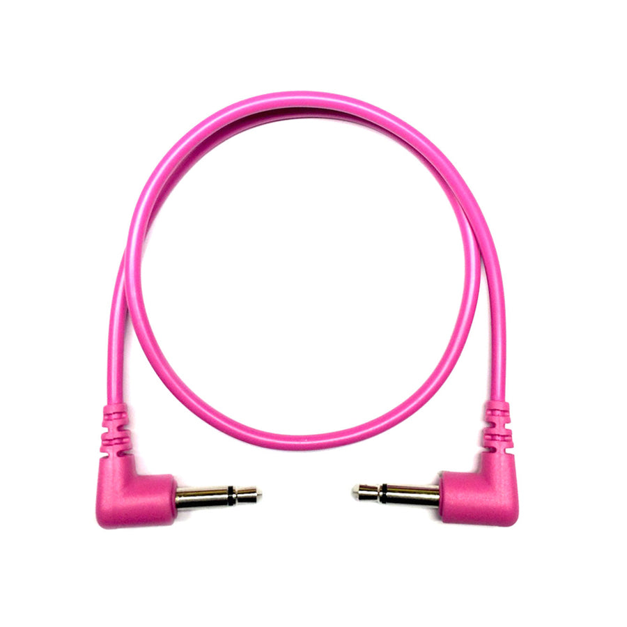 Tendrils Right Angled Eurorack Patch Cable 6/pk - Magenta
