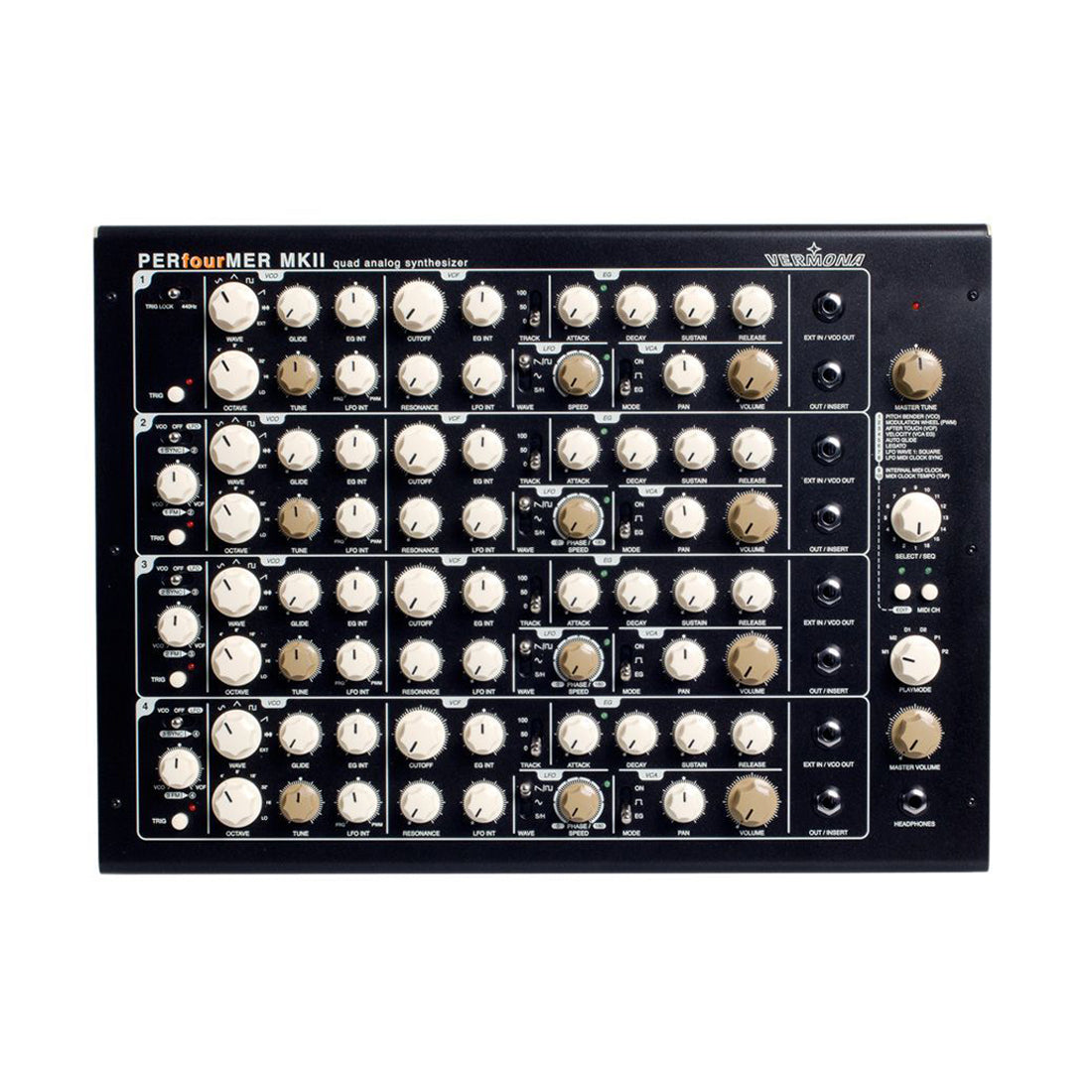 鍵盤楽器 VERMONA PerFourMer MklI CV/Gate Vermona PerFourMer MKII CV / Gate – Nightlife Electronics