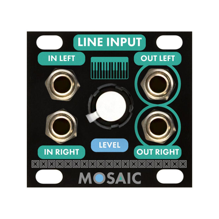 Mosaic Line Input 1U black