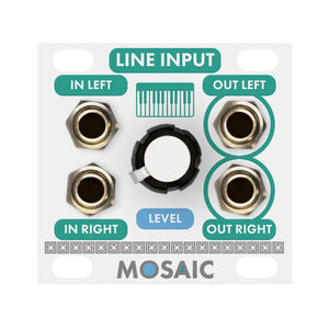 Mosaic Line Input 1U white