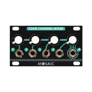 Mosaic Four Channel Mixer 1U black